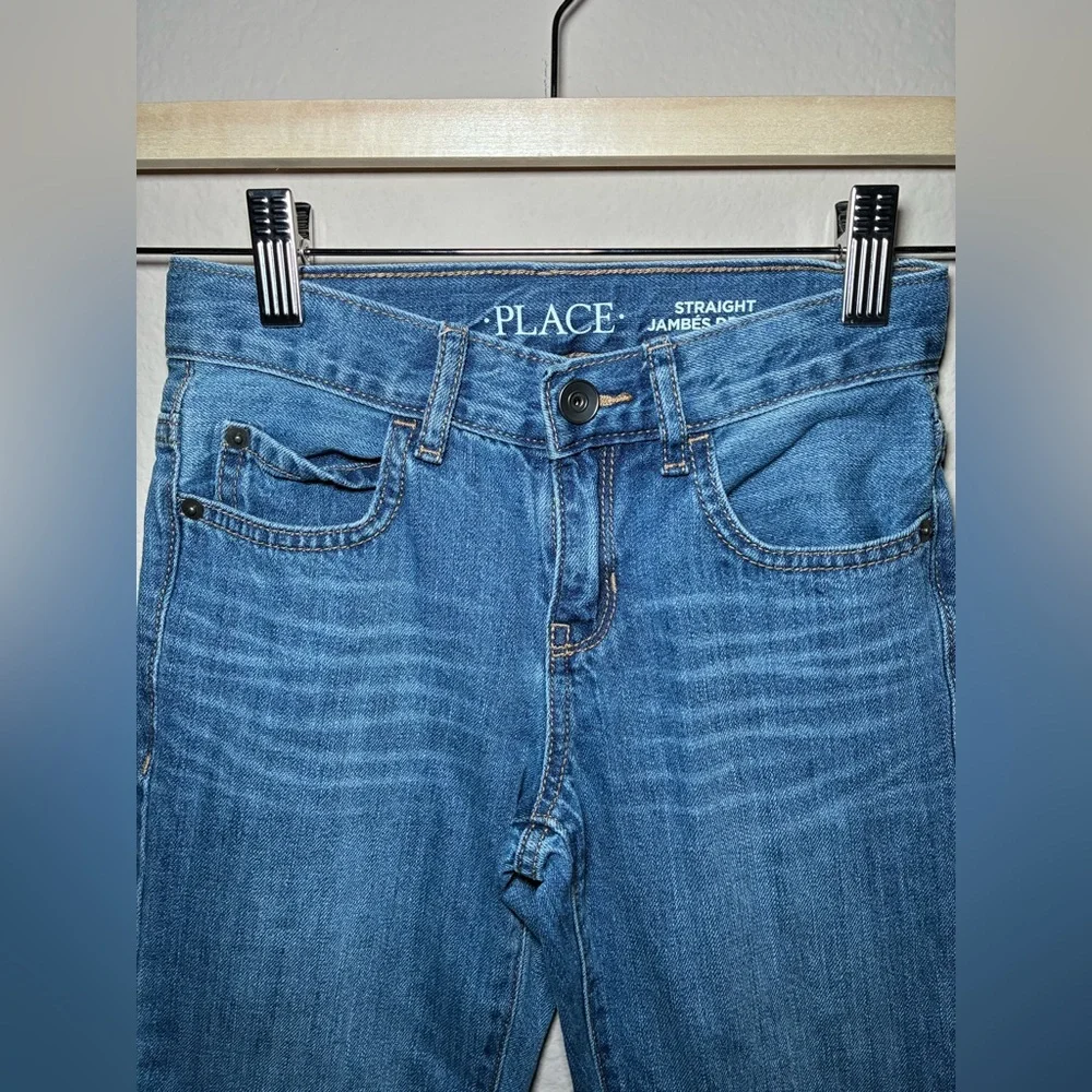 The Children’s Place Boys 7 Straight Blue Jeans